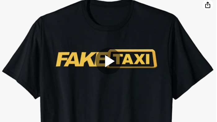 Fake Taxi T-Shirt on Amazon